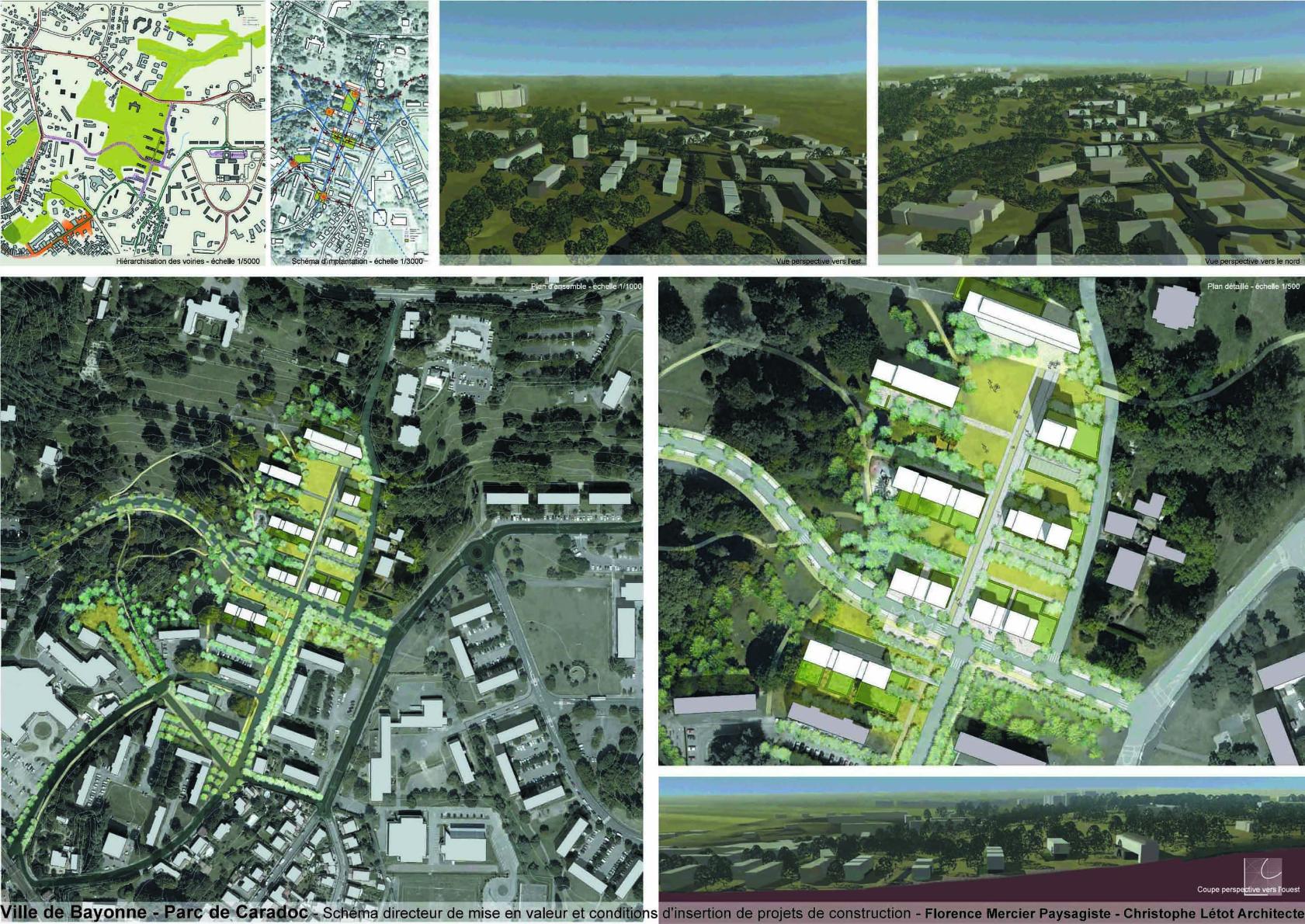 Schéma directeur paysager pour le quartier de Caradoc à Bayonne — vue 4